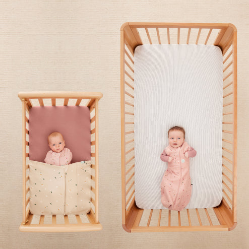 Putting baby shops in cot for first time