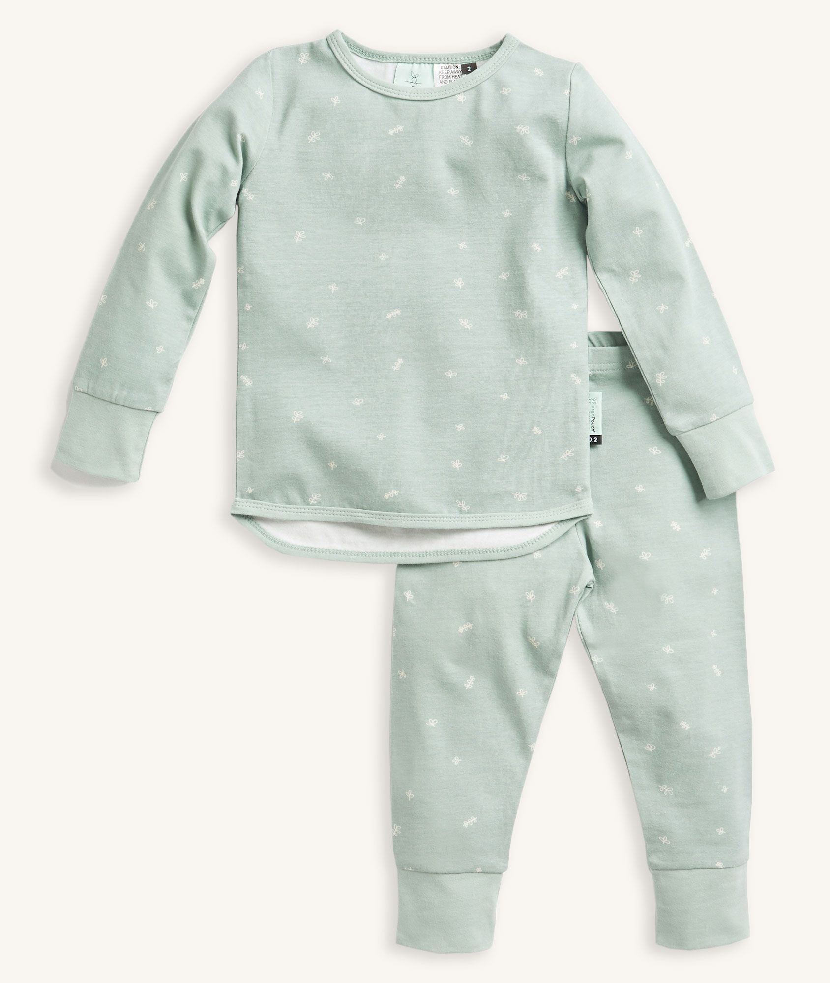 Long Sleeve Pyjamas 1.0 TOG Sage