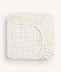 Fitted Sheet Caramelgrid Folded