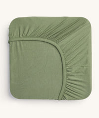 Fitted Sheet Moss Folded