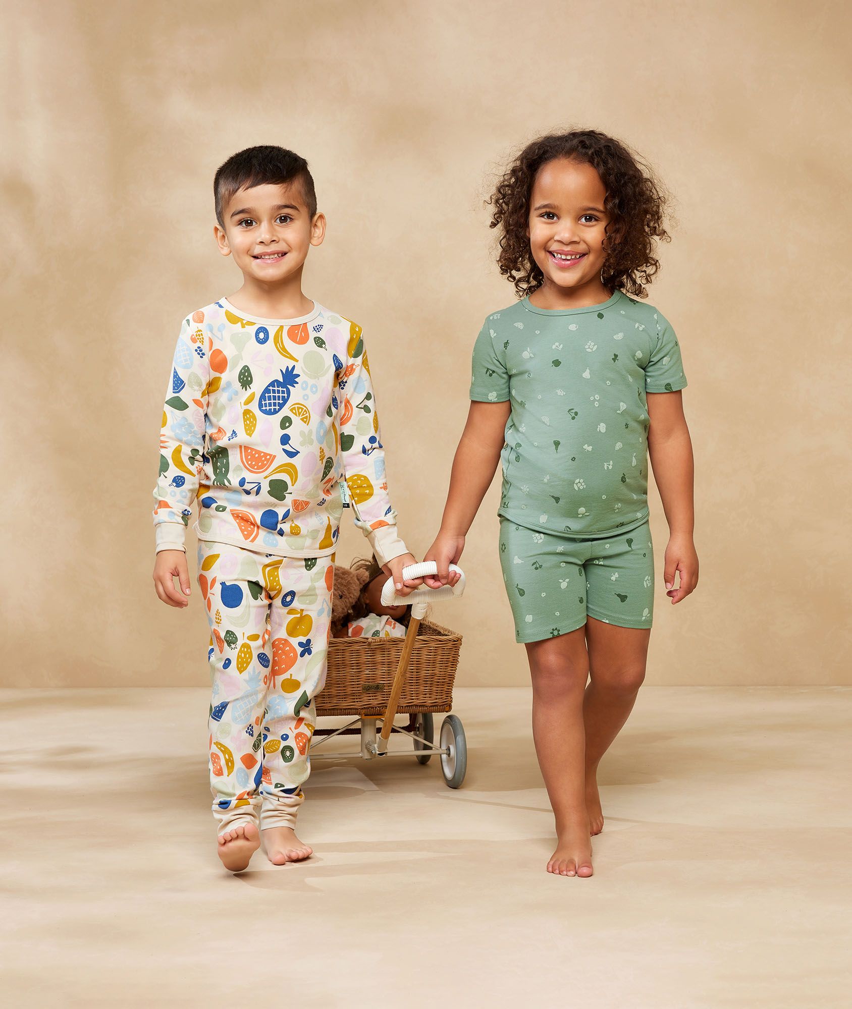 Short Sleeve Pyjamas 0.2 TOG Sweet Orchard 2 Piece ergoPouch AU