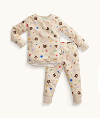 Teddybear Ls Pjs Party Front